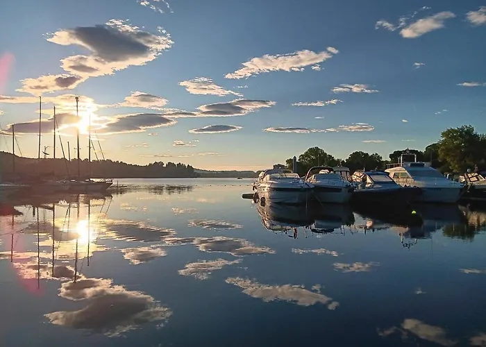 Yellow Houseboat On Maggiore Botel
