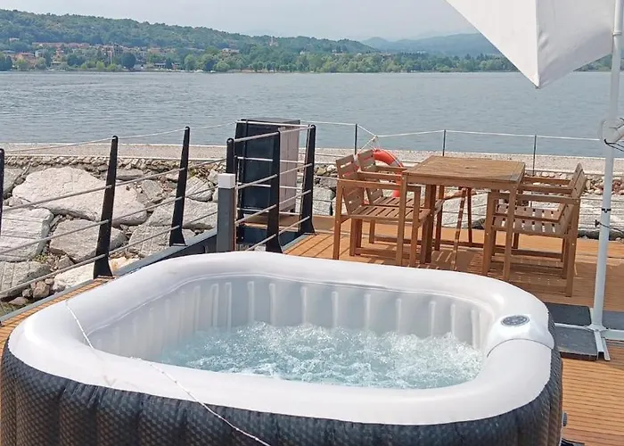 Yellow Houseboat On Maggiore *