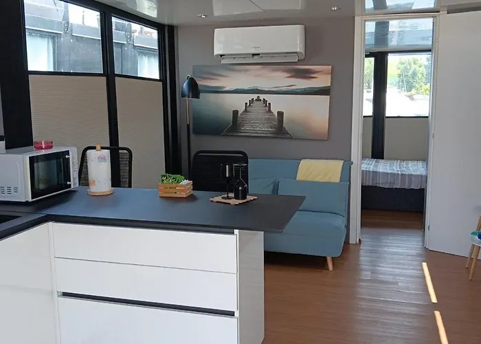 Yellow Houseboat On Maggiore Botel